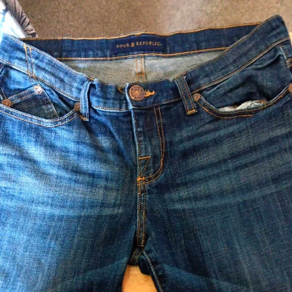 Rock & Republic Women's Blue Jeans 6 - Picture 1 of 16